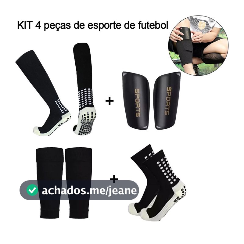 KIT 3/4-Combinação De Meias Esportivas De Futebol