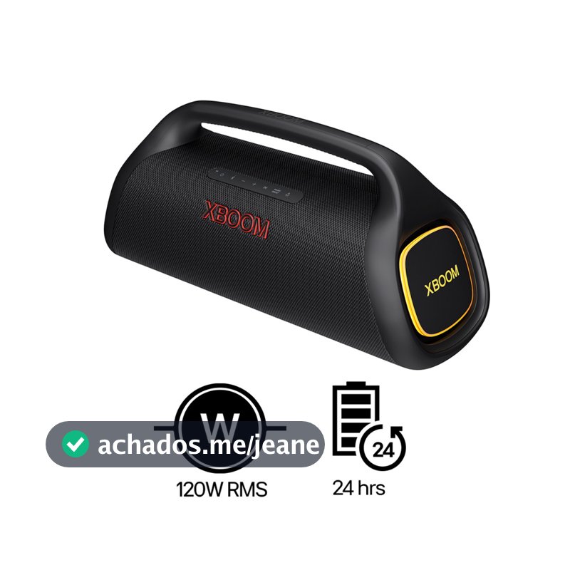 Caixa de som Portátil LG XBOOM XG9S Bluetooth - 24 horas de bateria - IP67