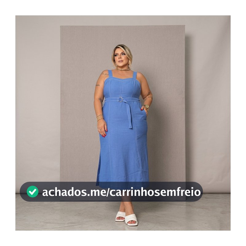 vestido mídi plus size moda feminina leve estiloso e confortável