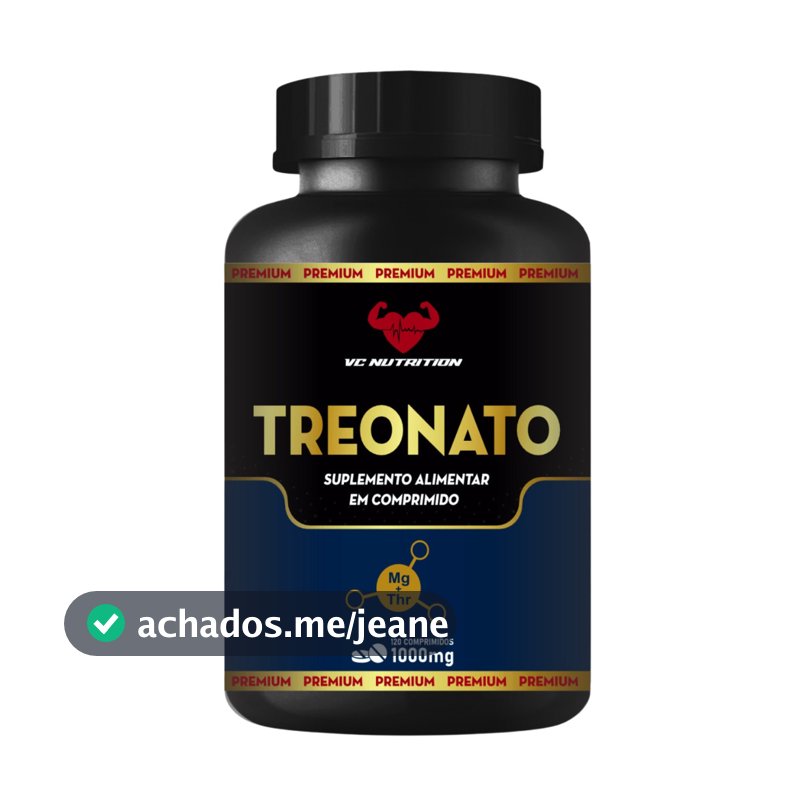Magnésio L-Treonato 1000mg 120 Comprimidos Foco Memória Cognitivo