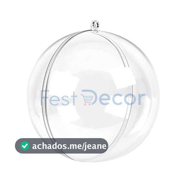 30 Esferas Acrilicas 6,5cm para decoraçao de arvore de natal e porta fotos