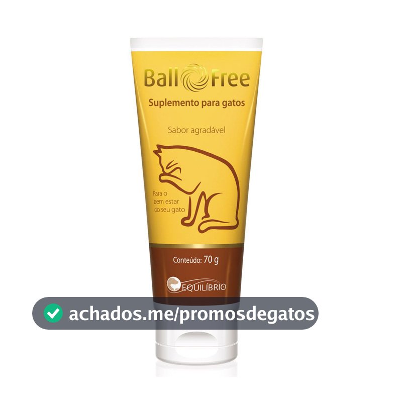Ball Free 70g - Suplemento P/ Gatos