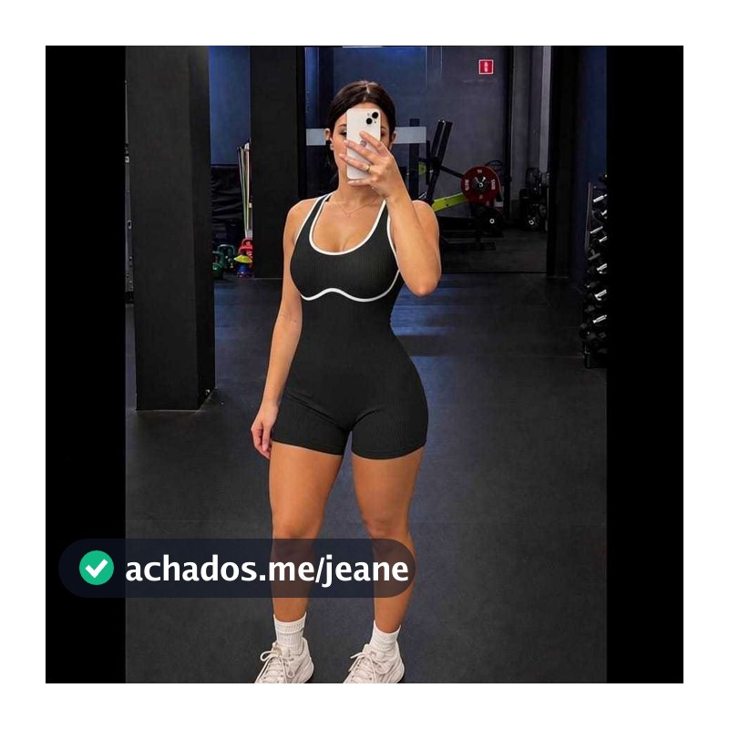 Macaquinho Feminino Fitness Anrruga Modelador com Compressão Envio Imediato.