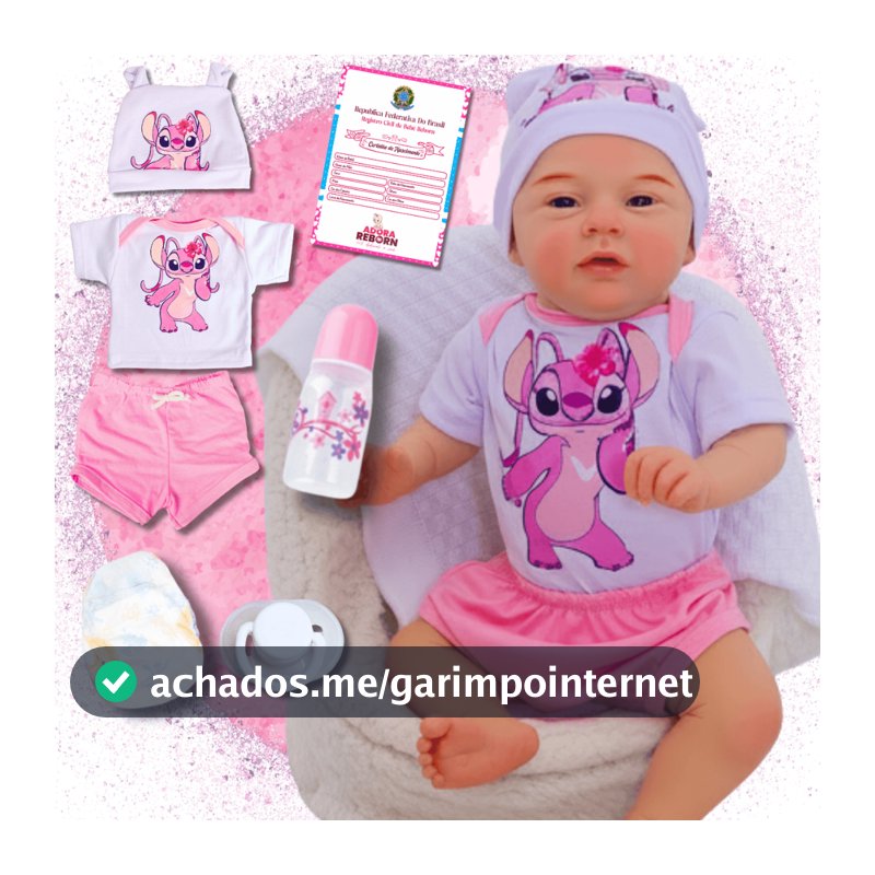 Bebê Boneca Reborn Realista Mary Angel 100% Silicone Pode Dar Banho Envio Imediato