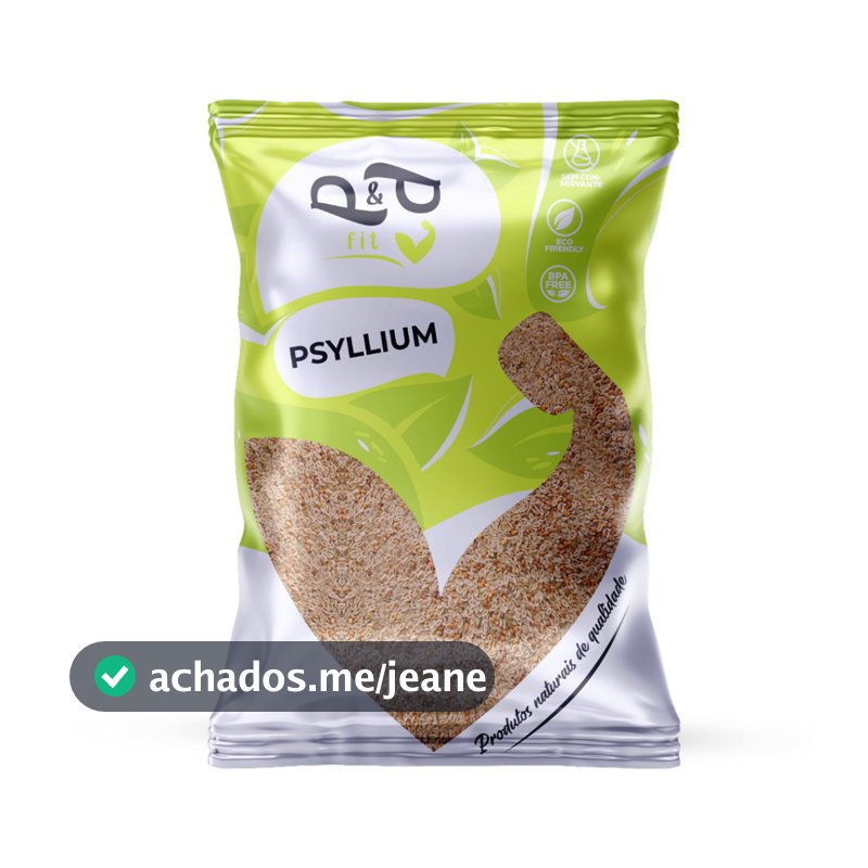 Psyllium Natural 100% Puro Rico Em Fibras Alta Qualidade