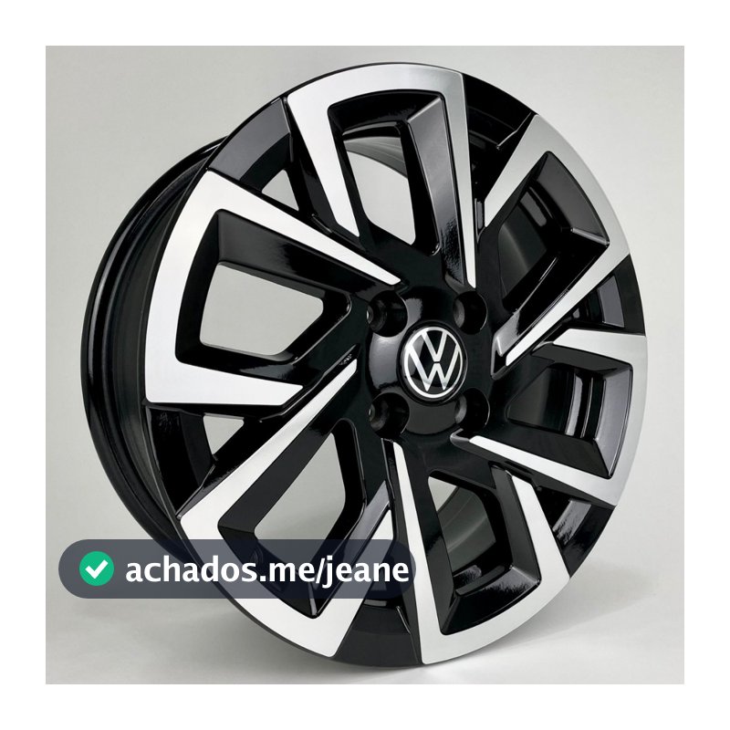 Jogo Roda Aro 17 Vw Gol G2 G3 G4 G5 G6 G7 G8 Saveiro Up Santana Voyage 4X100