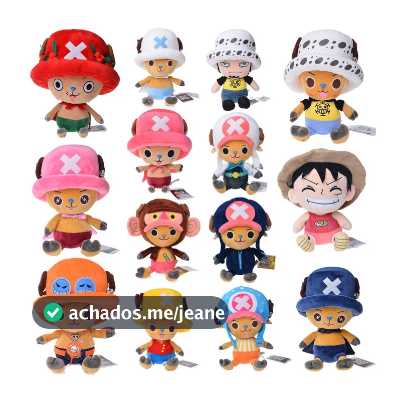 ORLANTHA Presente De Aniversário Chopper Brinquedos De Pelúcia Boneca Luffy Macaco D Tony Bonito Brinquedo Anime Figura