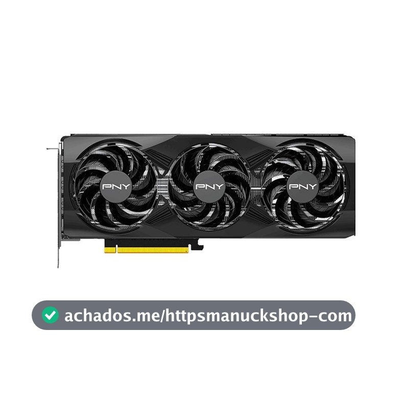 Placa de Video PNY GeForce RTX 5070 OC Triple Fan, 12GB, GDDR7, 192-bit, VCG507012TFXPB1-O
