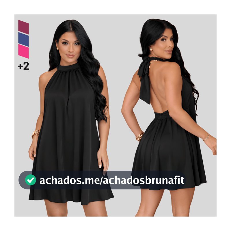 Vestido Feminino Estiloso Costa Nua Vestido Confortavel Elegante de Festa