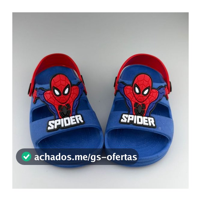 Sandalia de menino infantil aranha spyder