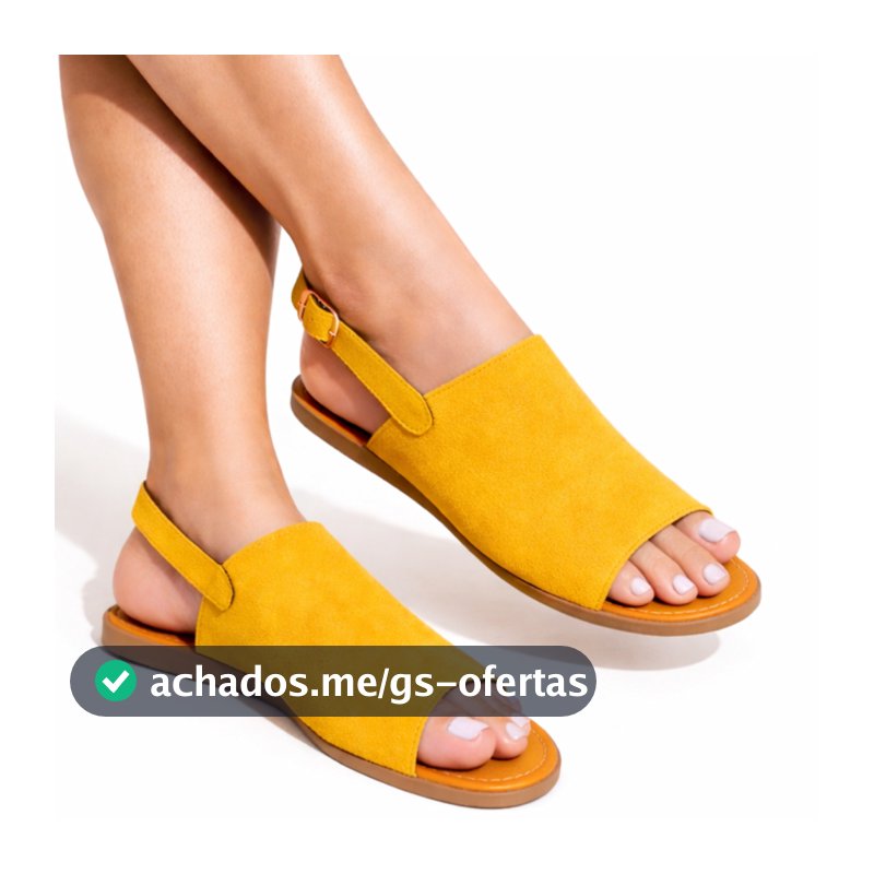 Sandália Rasteira Com Fivela Feminina Confortável Leve Camurça Antiderrapante Casual Dia a Dia Moda Feminina