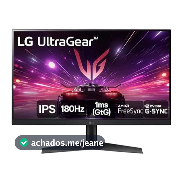 Monitor Gamer LG UltraGear 24” IPS 180Hz 24GS60F-B