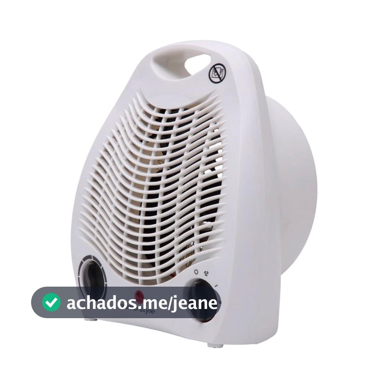 Aquecedor de Ambiente Portátil a Ar Ventilador Quente Branco 3 em 1 2000W AQ01 - Mimo Style