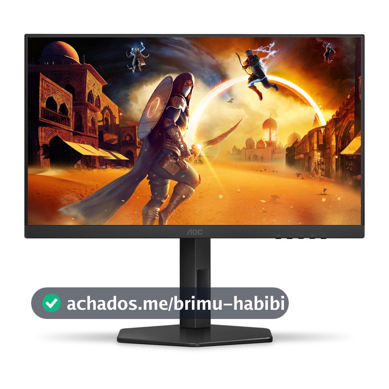 Monitor Gamer AOC 24" 180Hz 0,5ms IPS Ajuste de Altura 24G4/P