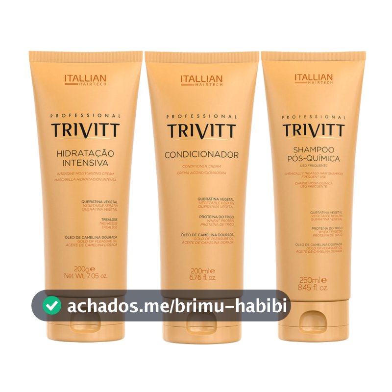 KIT HOME CARE TRIVITT COM HIDRATAÇÃO INTENSIVA