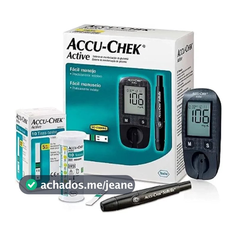 Kit Medidor De Glicemia Accu-Chek Active