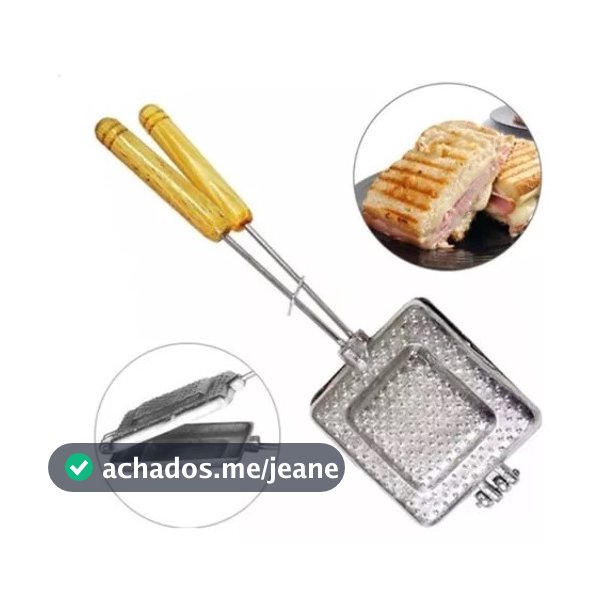 Sanduicheira Rápida De Fogão Forma Bauru Lanches Em Alumínio