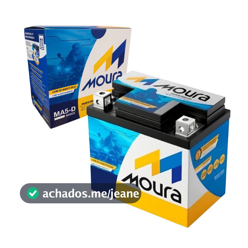 Bateria Moto Titan Cg Fan Biz Bros Fazer 125 150 160 Ybr  5AH