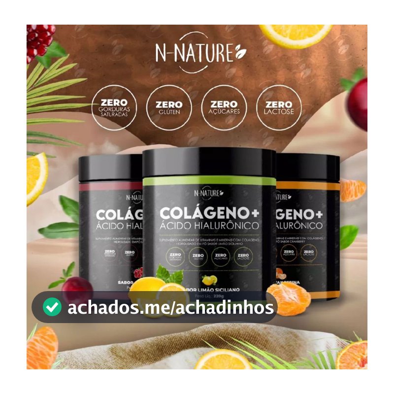 Kit 3 Pote Colageno + Ácido Hialuronico 216g Mega Oferta + Frete Gratis