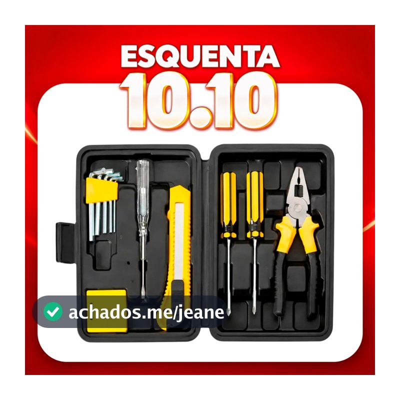 Jogo De Ferramentas 11 Peças Com Maleta - 06816 Titanium