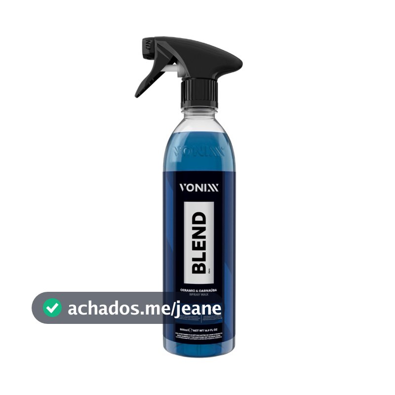 Cera Automotiva Vitrificadora Blend Vonixx Carnaúba + Sílica