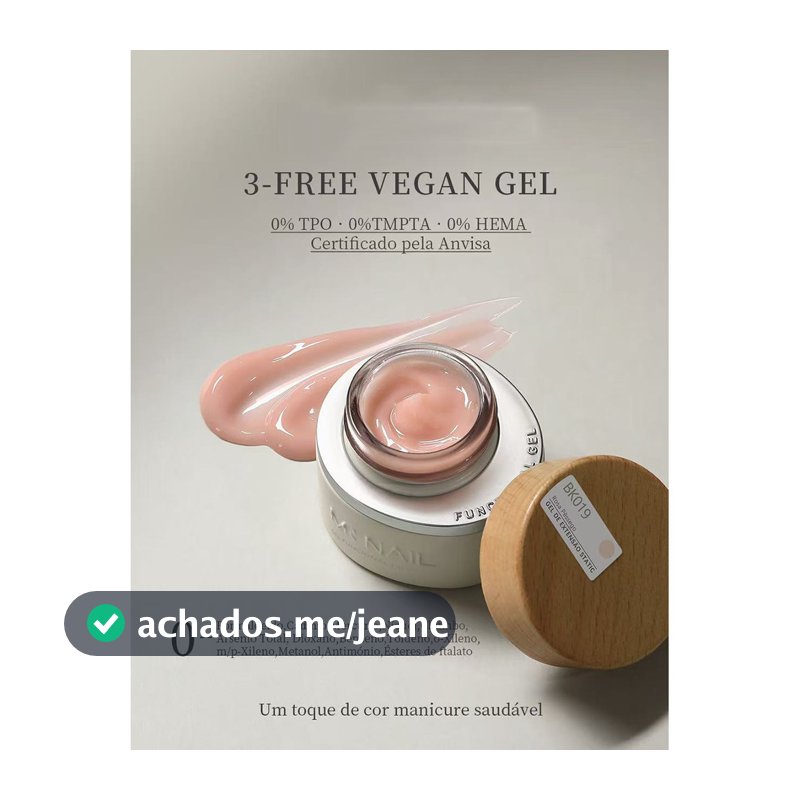 Gel Jelly De Alongamento Funcional Em Lata  30g