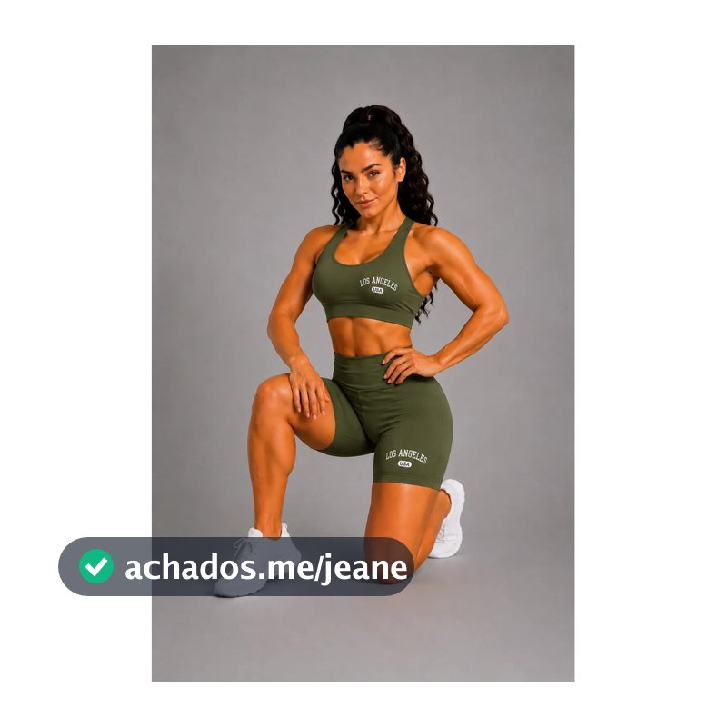 Conjunto De Academia Top E Shorts Los Angeles