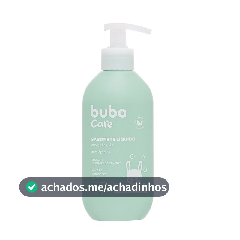 Sabonete Líquido Buba Infantil Bebê sem Lágrimas 250ml