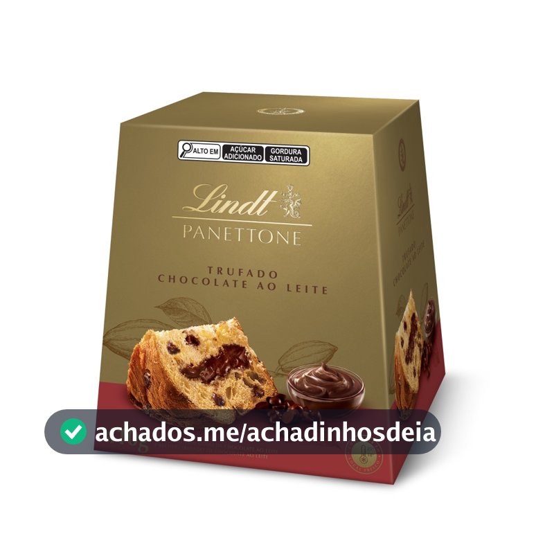 Panettone Lindt Trufado ao Leite 410g