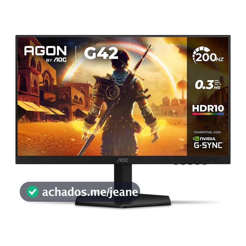 Monitor Gamer AOC 24G42HE/57 200HZ/0,3MS/23,8