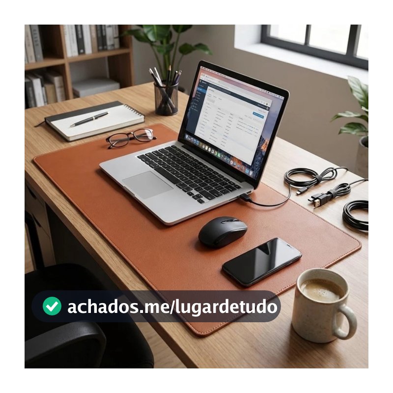 Mouse Pad Desk Pad Couro Borda Costurada Gigante Antiderrapante Tapete Mesa Gamer Setup Trabalho Estudo Protetor Mesa