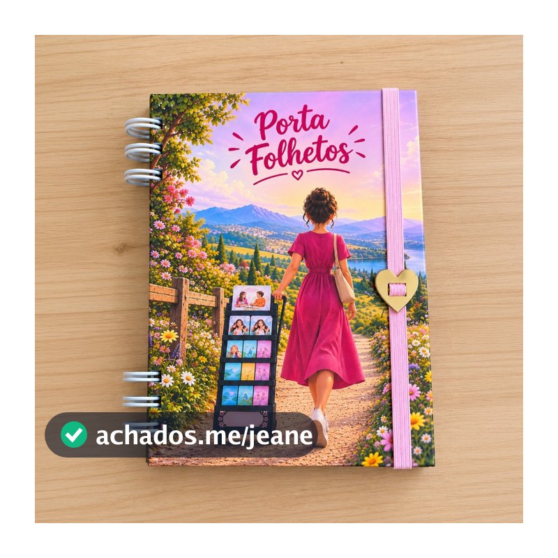Porta Folhetos com Bloco de Anotações JW ✨ Vários Modelos ✨ Personalizados