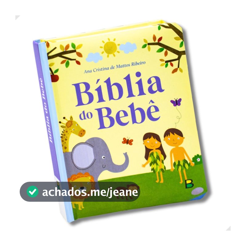 Bíblia do Bebê Livro Infantil Biblia da Criança Menino Menina