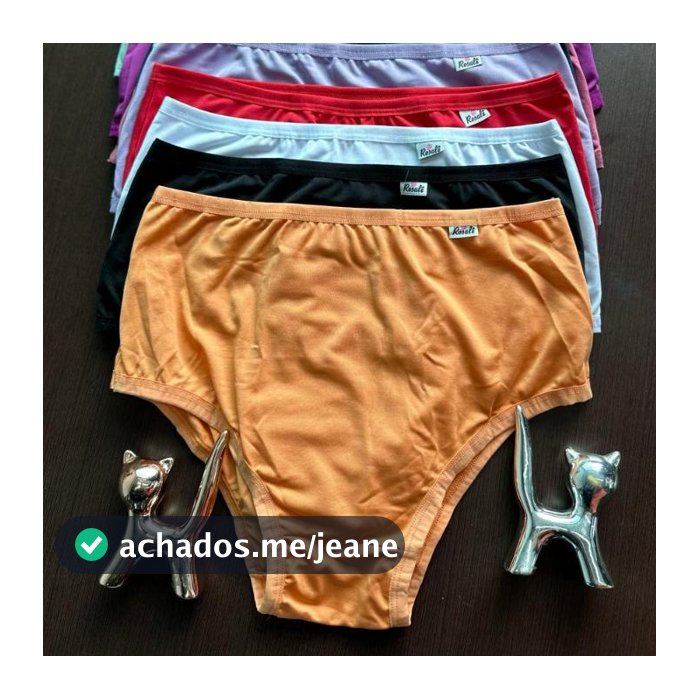 Kit Calçola Senhora Calcinha Plus Size tanga Linha De Luxo microfibra