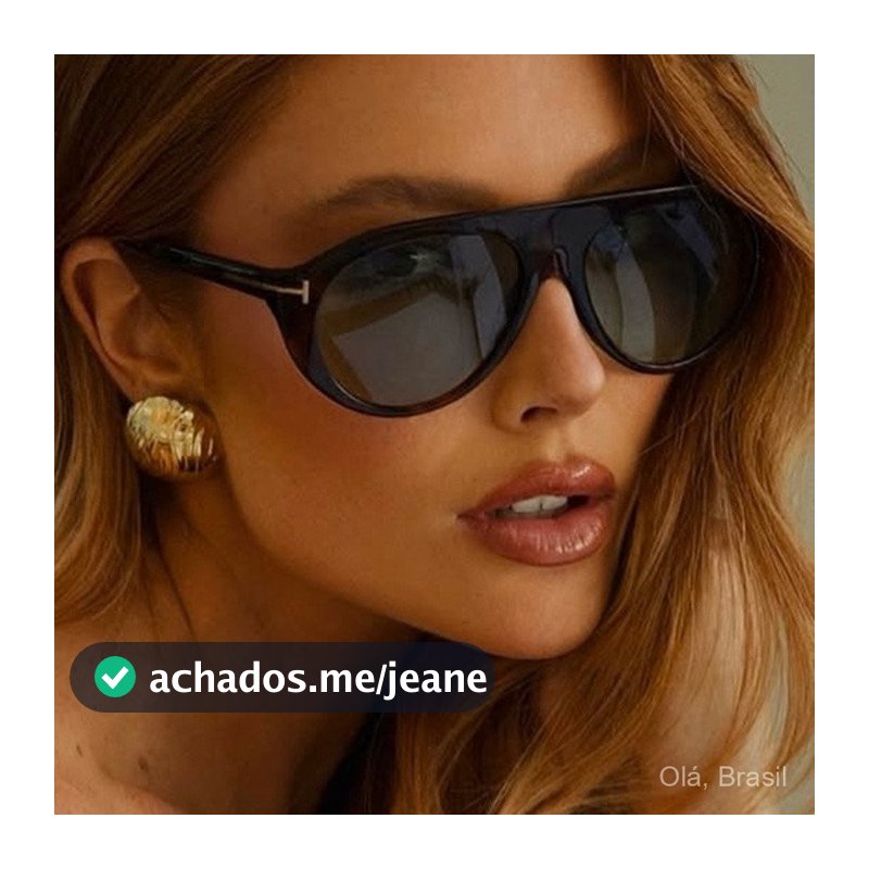 2025 Novos Óculos de Sol de Armação Estreita Óculos de Sol Aviador em Forma de T Moda Estilo de Rua Retro para Mulheres