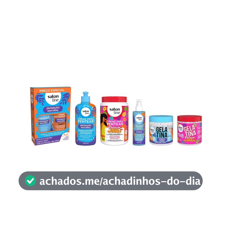 Kit Cachos Longos e Definidos com Definição Natural e Cachos Ostentação