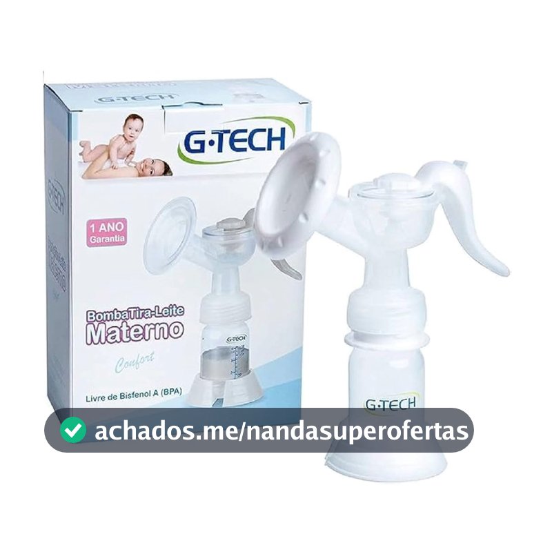 Bomba Para Extração De Leite Materno Manual G-tech