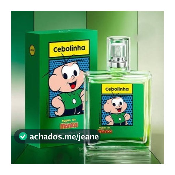 Perfume Colônia Masculina Cebolinha 100ml