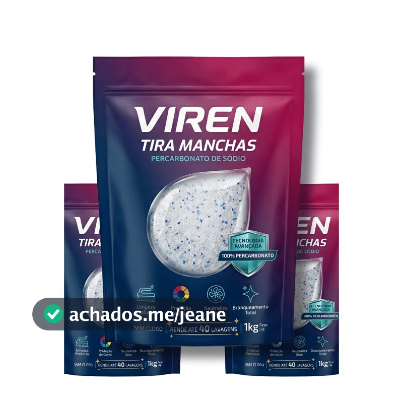 Percarbonato de Sódio 100% Puro - Tira Manchas Premium Roupas Brancas e Coloridas
