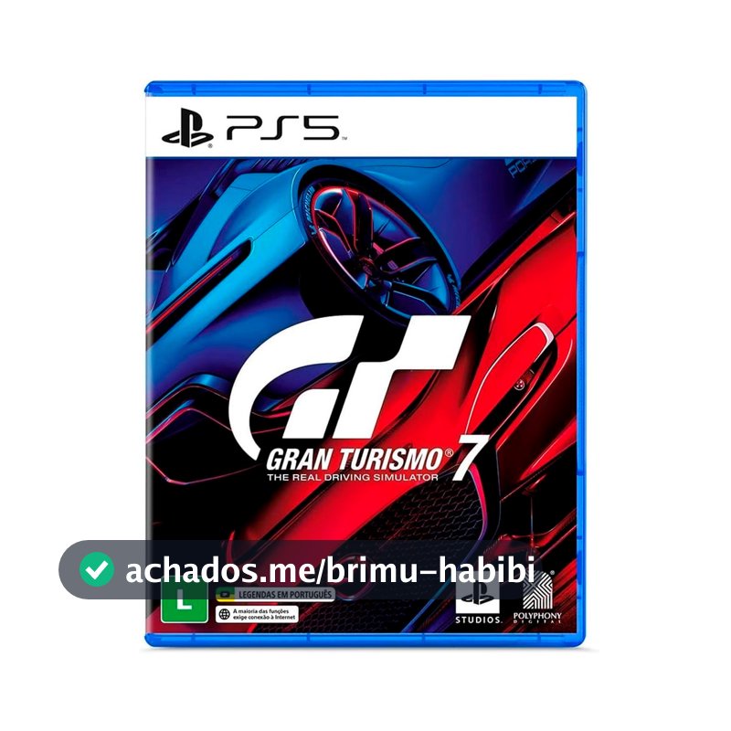 Jogo Gran Turismo 7 Edição Standard Playstation 5 Mídia Física