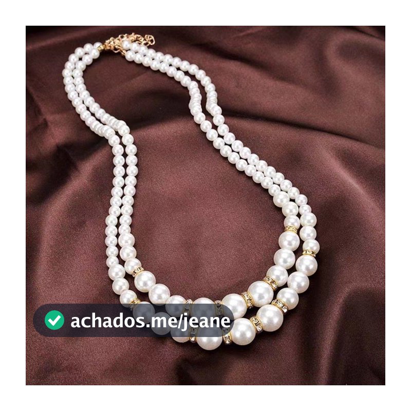 Colar feminino de diamantes e pérolas, colar elegante para festas, colar para vestido de noite, luxo leve e elegante DTS