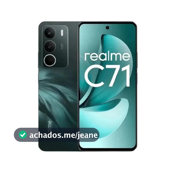 Smartphone Celular Realme C71 4G NFC Global Câmera 50MP (CAPINHA E PELICULA DE CORTESIA)