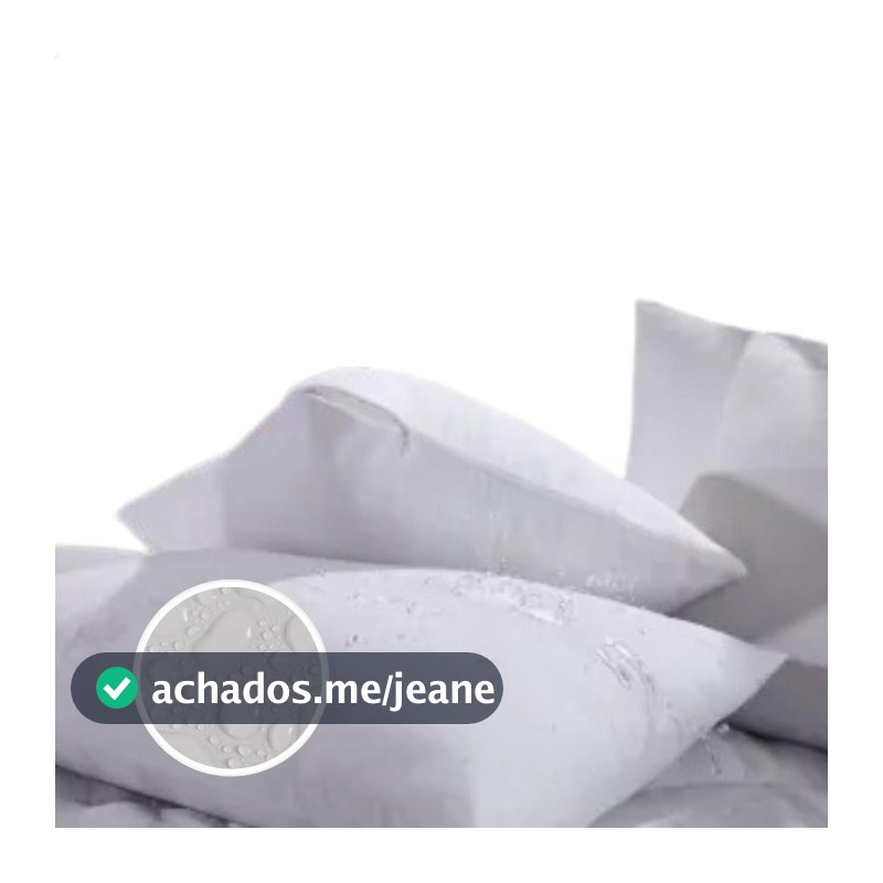 Kit 2 Capa Protetora De Travesseiro Adulto Antialérgica Impermeável