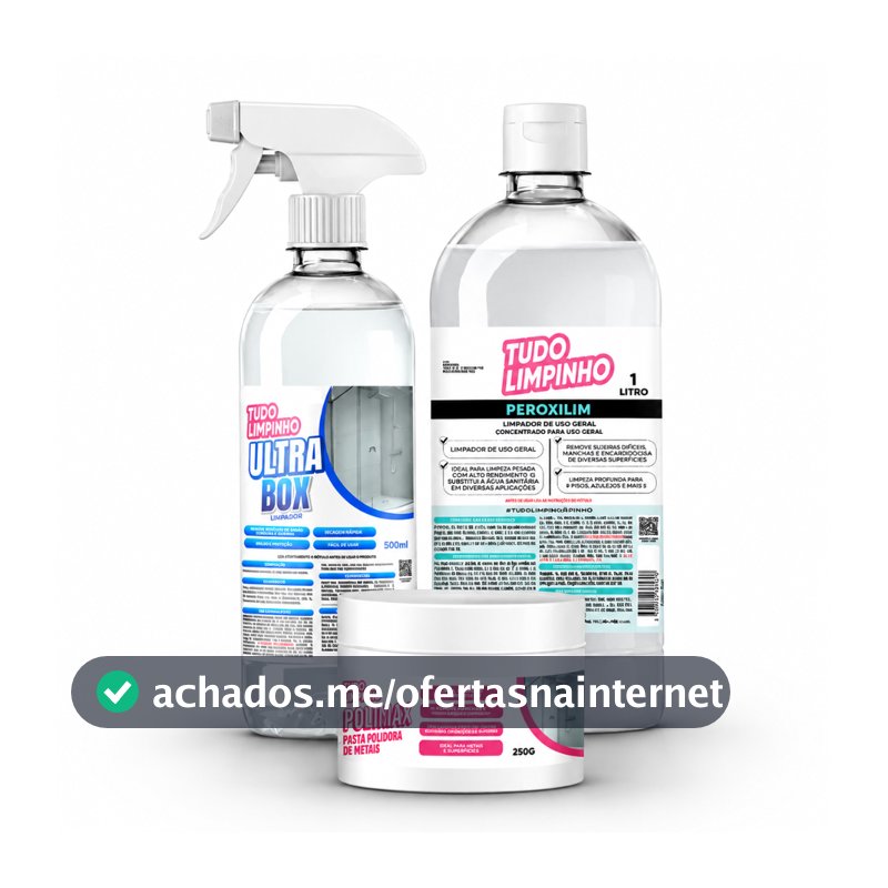 TRIO FAXINA BANHEIRO TUDO LIMPINHO