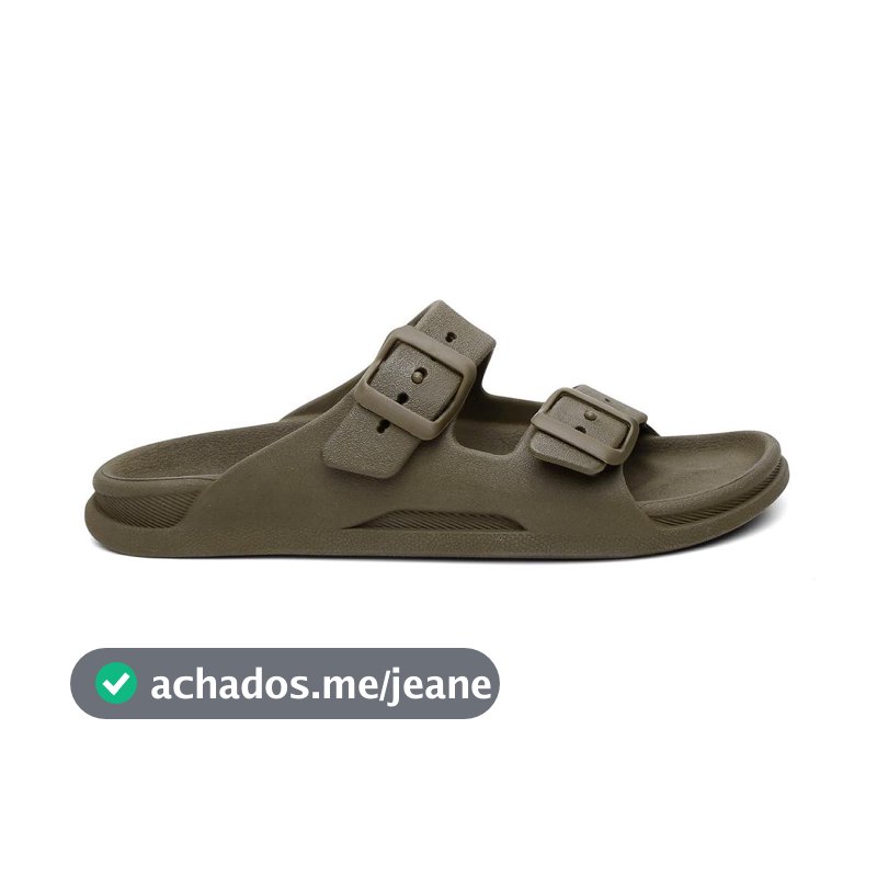 Chinelo Papete Confortável Tira Dupla