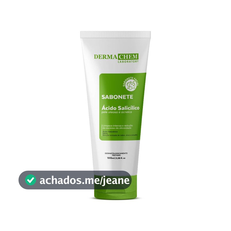 Sabonete Ácido Salicílico Pele Oleosa 100ml Dermachem
