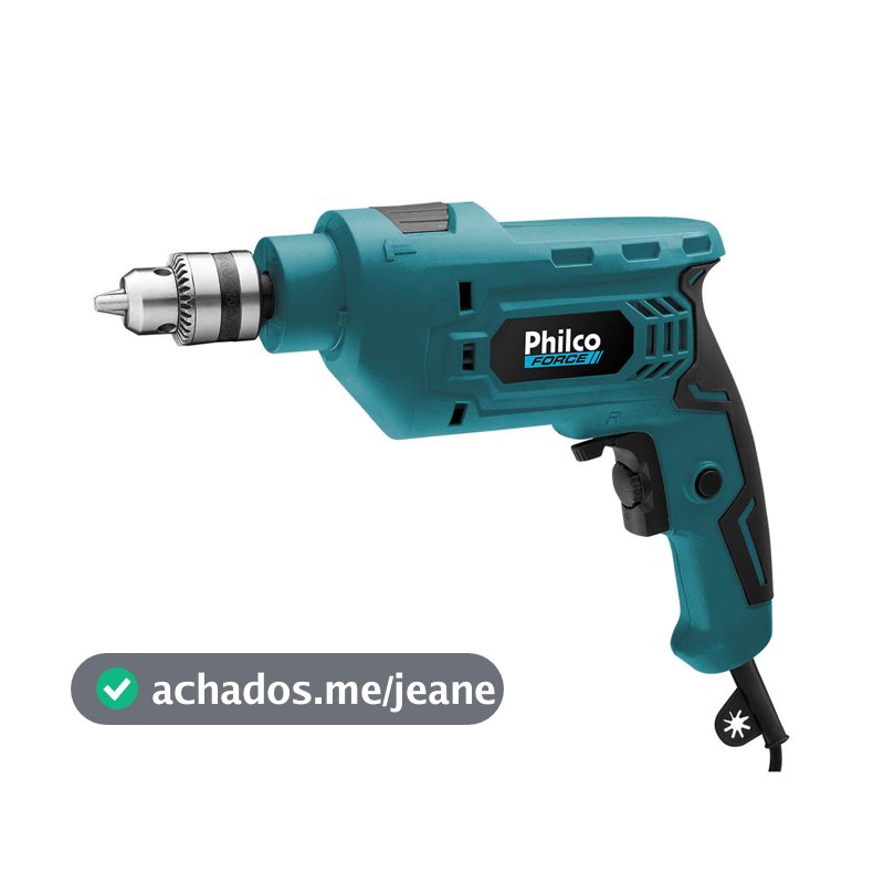 Furadeira Philco Force 650W 2800RPM com Maleta PFU01M