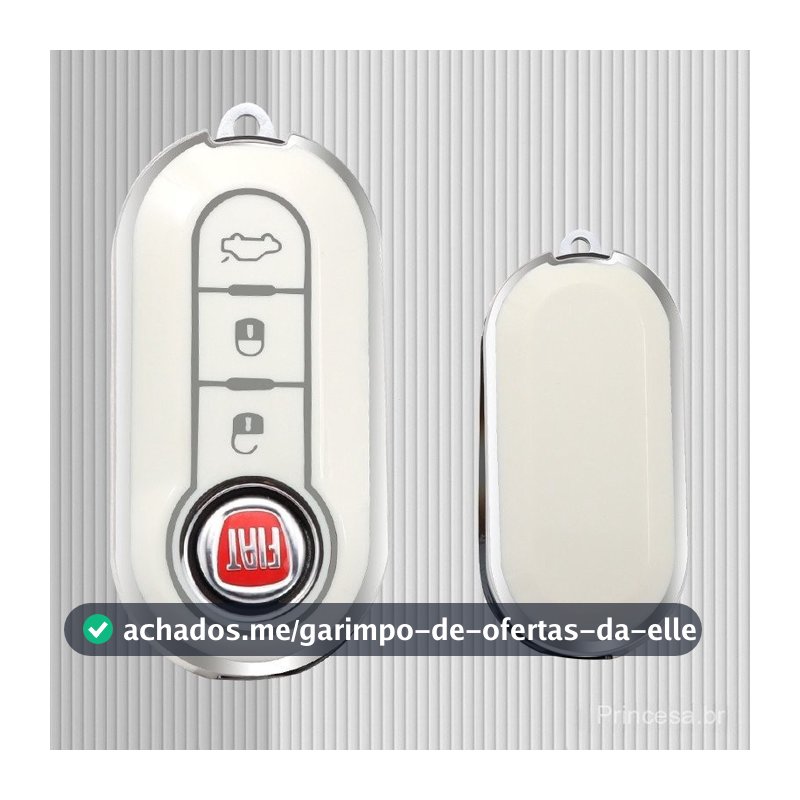 Capa de Chave de Carro Nova TPU com Cobertura Total para Fiat 500 Ducato Panda 500L Punto Lancia Musa Acessórios VOOH