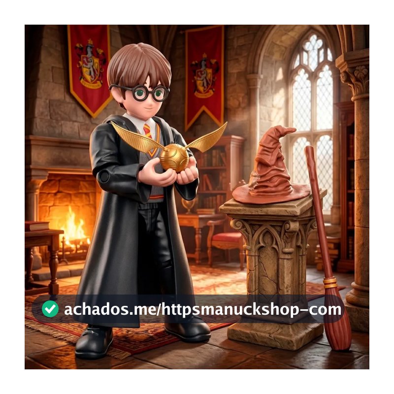 Master Piece Figuras de Montar Harry Potter e Rony Weasley Oficial Colecionável Potterheads