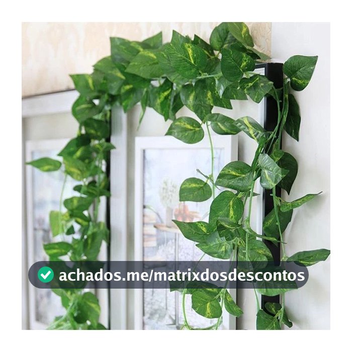 Kit 4 Metros Folhagem Pendente Trepadeira Planta Artificial Flores Artificiais Para Decoração Ramos